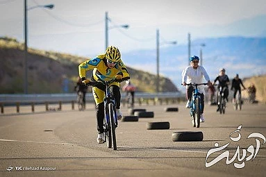 مسابقه دوچرخه سواری بانوان - تبریز